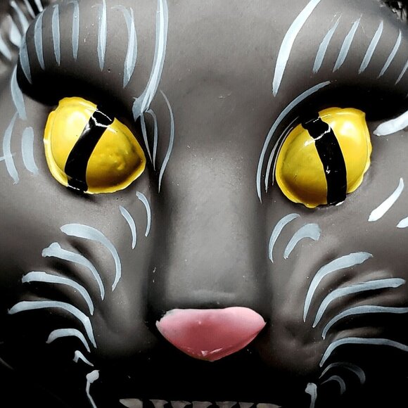 Halloween Black Cat Glass Ornament Gothmas Tree Scardy Cat Hissing Cat Ornament - Picture 4 of 10